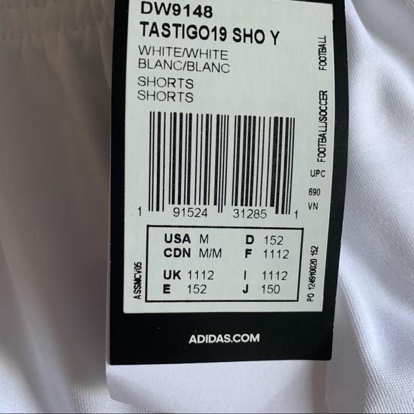 Adidas white shorts - Picture 3 of 4